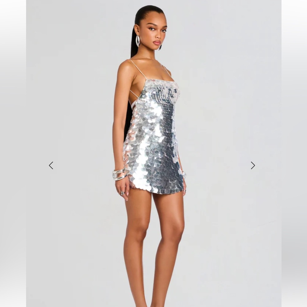 Retrofete Lainey Sequin Mini Dress XS - Picture 2 of 11